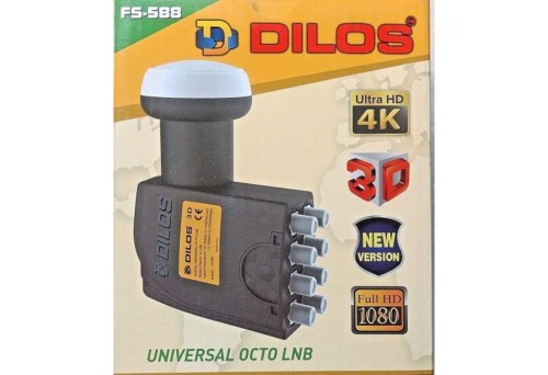 Dilos FS-588 Universal 8 Port Ku-Band Full HD LNB