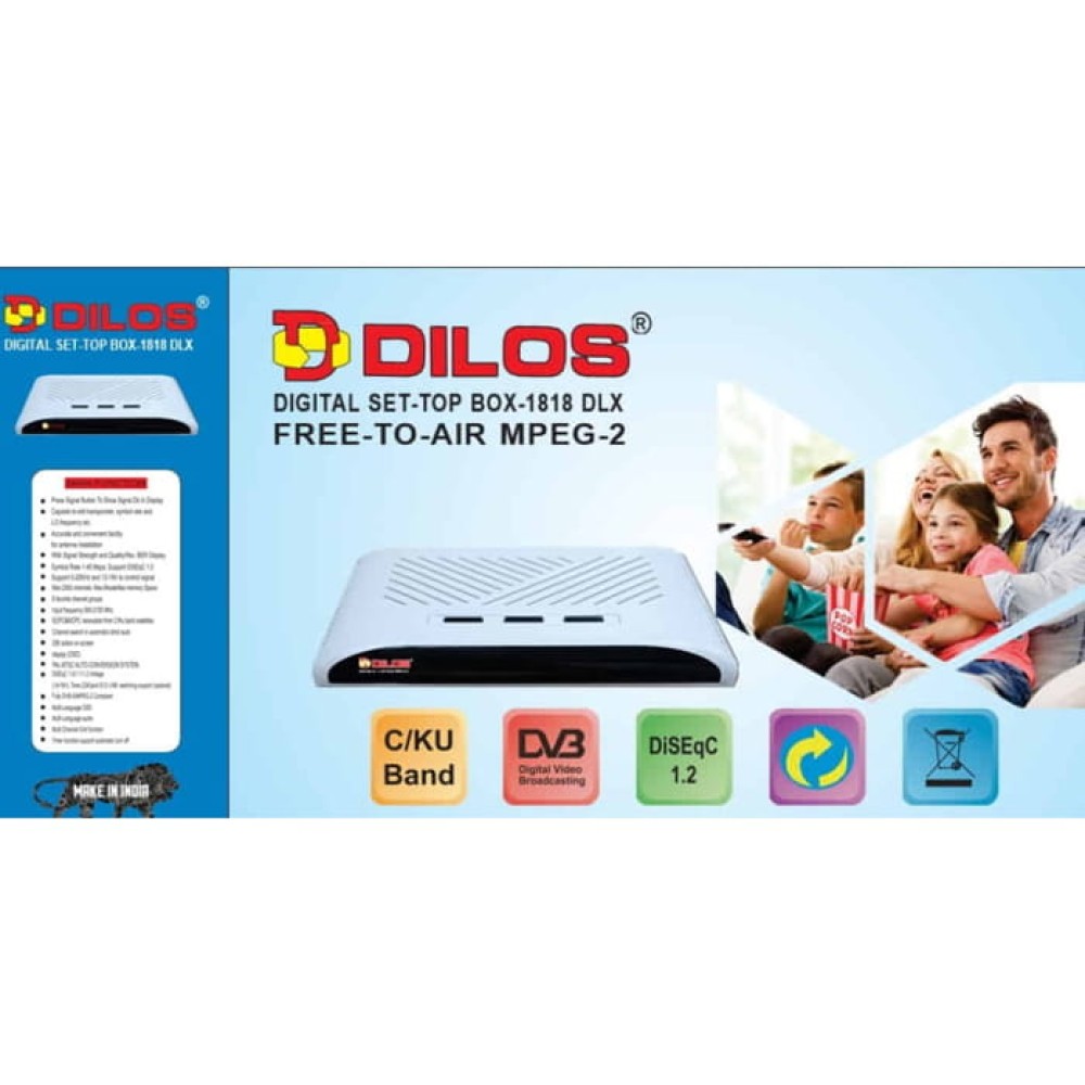 Buy Dilos Sd Dlx Mpeg Sd Dvb S Digital Fta Set Top Box