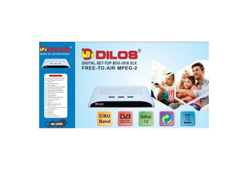 Dilos SD-1818DLX MPEG-2 SD DVB-S Digital FTA Set-Top Box