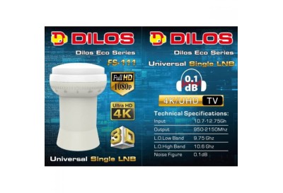 Dilos FS-111 Eco Series Universal Single LNB