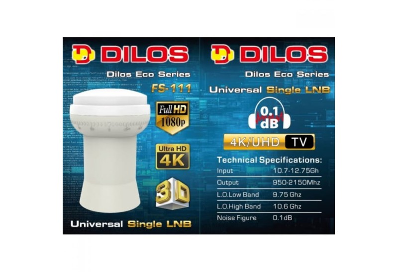 Dilos FS-111 Eco Series Universal Single LNB