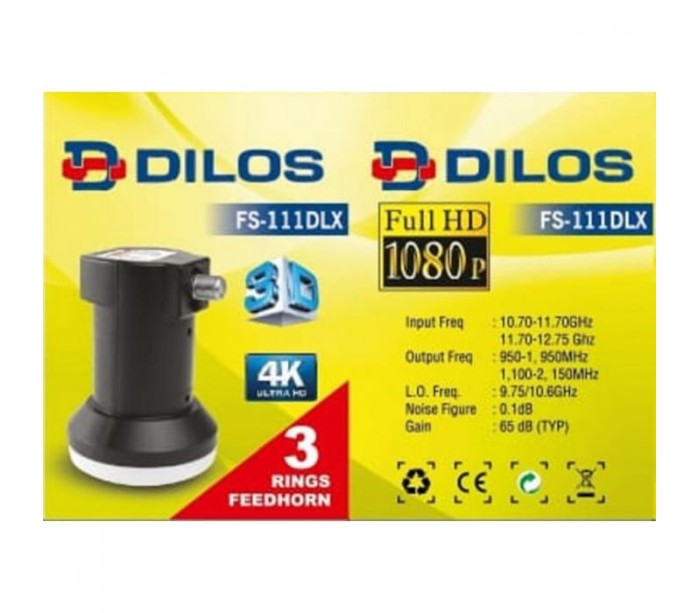 DILOS FS-111DLX Universal Single Ku-Band LNB