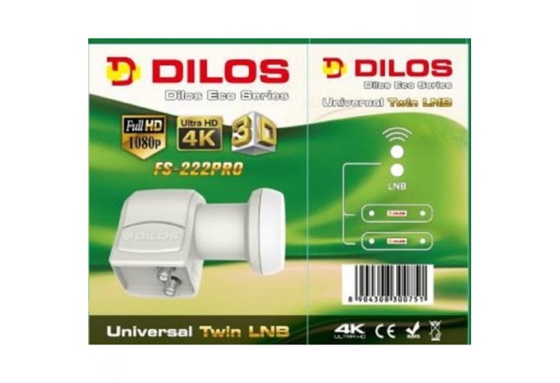 Dilos FS-222PRO Eco Series Universal Twin LNB