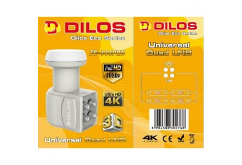 Dilos FS-444 Universal Quad LNB