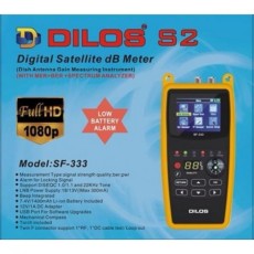 Dilos SF-333 DVB-S2 Multi-Functional Digital Satellite dB Meter