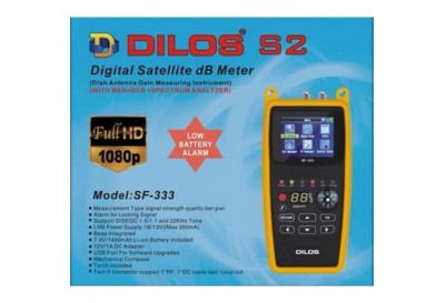 Dilos SF-333 DVB-S2 Multi-Functional Digital Satellite dB Meter