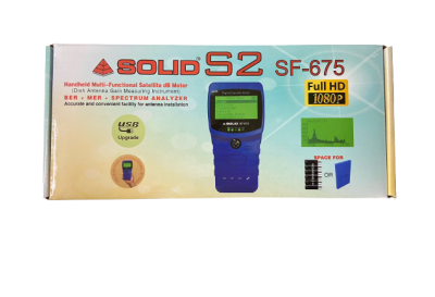 SOLID SF-675 Rechargeable Digital Satellite dB Meter