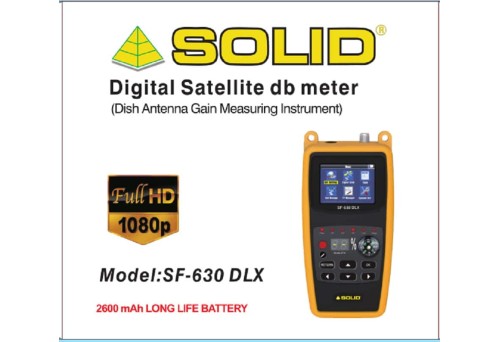 SOLID SF-630DLX Digital Satellite dB meter