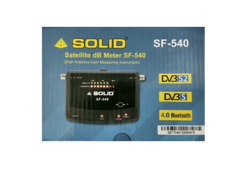 SOLID SF-540 Satellite dB Meter with Bluetooth Interface