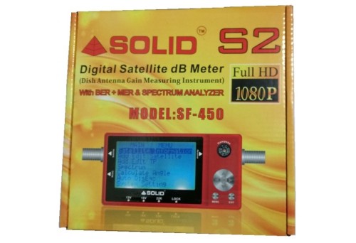 SOLID SF-450 S2 Digital Satellite dB meter