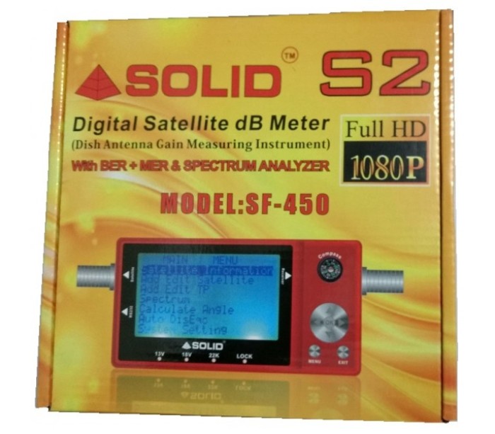 SOLID SF-450 S2 Digital Satellite dB meter