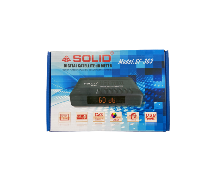 SOLID SF-363 MPEG-2, USB PVR Digital dB meter / Set-Top Box