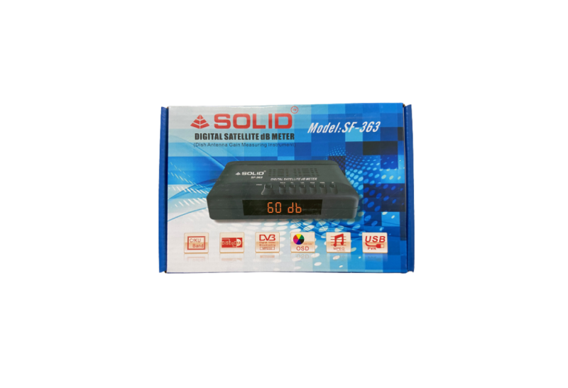 SOLID SF-363 MPEG-2, USB PVR Digital dB meter / Set-Top Box