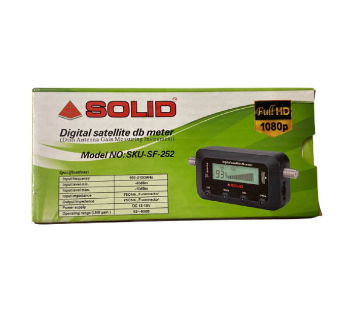 Solid SF-252 Digital Satellite dB Meter