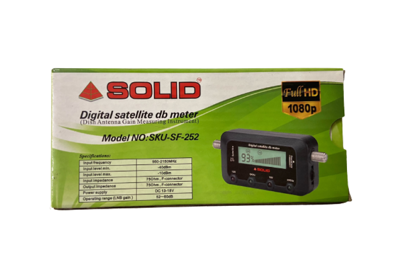 Solid SF-252 Digital Satellite dB Meter