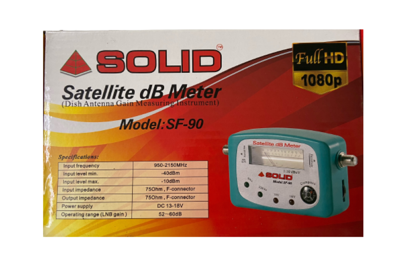 SOLID SF-90 Satellite Analog dB Meter