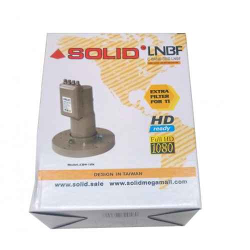 SOLID New CB-4 12K  4 Output Linear C Band Satellite Dish LNB