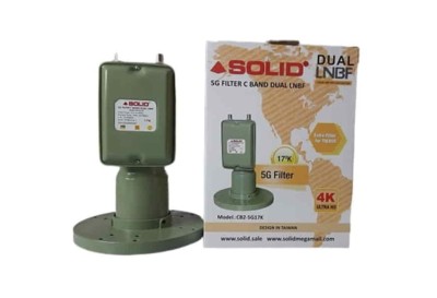 SOLID 5G FILTER 17K 65dB C-BAND DUAL OUT LNBF