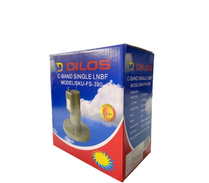 Dilos CB FS 390 C-Band Filter Single-LNBF