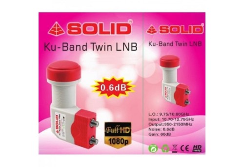 Solid FS-108 Universal Twin Ku-Band LNB 