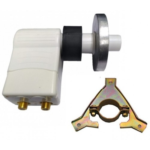 SOLID FS-507 Ku-Band LNB for Prime Focus Dish Antenna - Twin Out