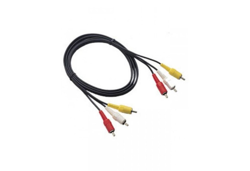 SOLID Premium 3 RCA To 3 RCA Audio Video Cable - 1.5 Meters