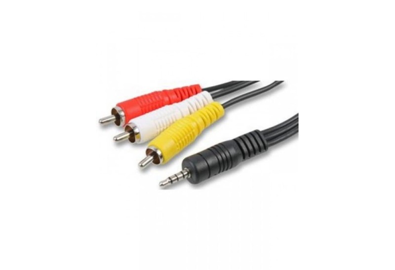 3.5mm to 3 RCA Cable-for Android Box and-Sat Finders home-delivery with online-payment