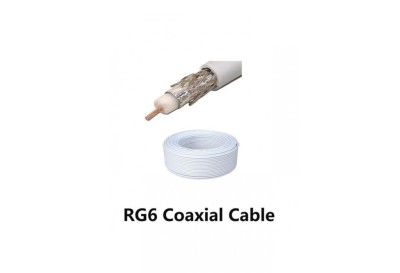 High Quality RG6 Coaxial cable For Dish / DTH Antenna  -10 meter