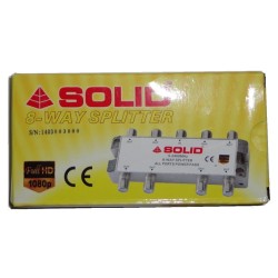 Solid 8-Way Power Pass Splitter