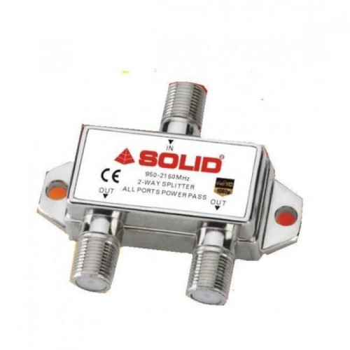 Solid 4-Way Splitter