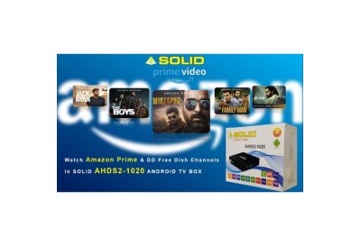 SOLID AHDS2-1020 OTT + FREEDTH Channels Hybrid Box with FREE OTT SUBSCRIPTION