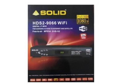 SOLID HDS2-9066 WiFi IT BOX DVB-S2 / MPEG-4 / FULL HD SET-TOP BOX