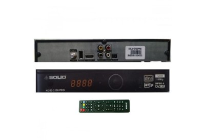 SOLID HDS2-2100Pro Full HD DVB-S2 Set-Top Box with Tubio, Cast and SATIP