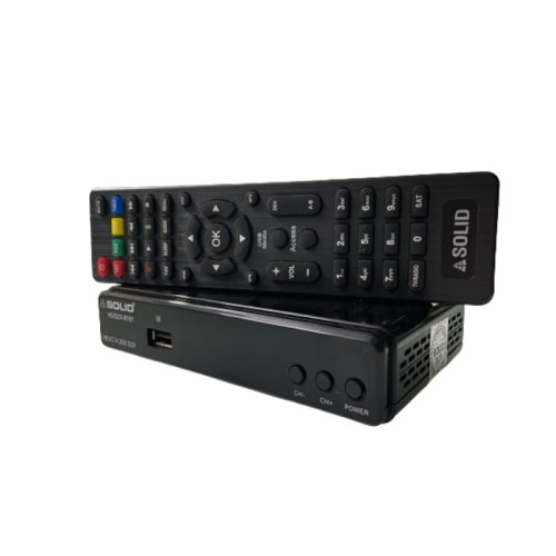 SOLID HDS2X-8181 H.265 T2-MI HEVC S2X FullHD Digital IT-BOX CUM Set-Top Box