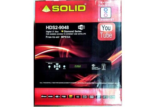 SOLID HDS2-9048 (DVB-S2 / MPEG-4 / FULL HD) BIS APPROVED HEAVY DUTY SET-TOP BOX