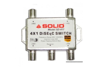 SOLID SD-417 DiSEqC 2.0 Switch - 4in1