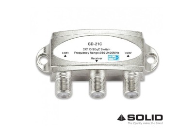 SOLID GD-21C 2 in 1 DiSEqC Switch