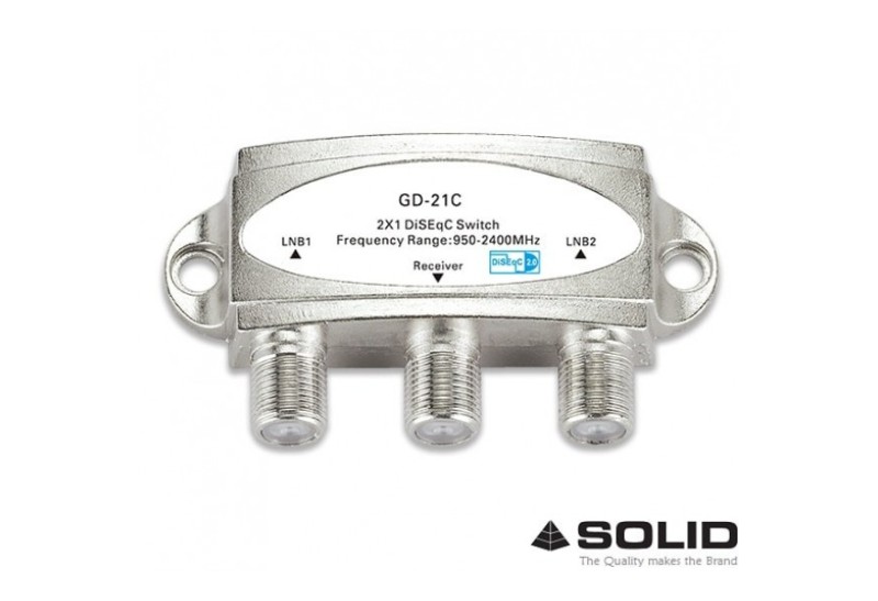 SOLID GD-21C 2 in 1 DiSEqC Switch