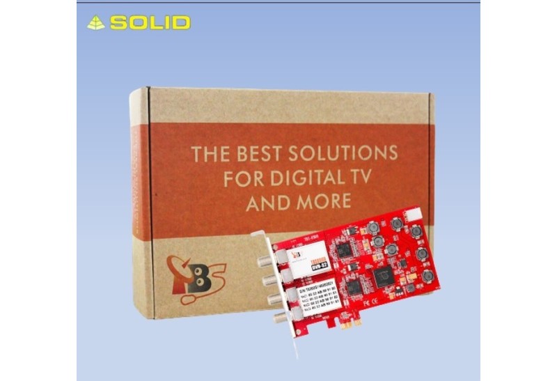 TBS6908 Professional DVB-S2 Quad Tuner PCIe Card