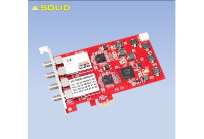 TBS6908 Professional DVB-S2 Quad Tuner PCIe Card