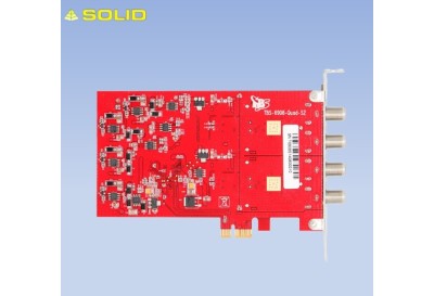 TBS6908 Professional DVB-S2 Quad Tuner PCIe Card