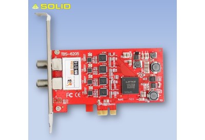 TBS6205 T2/T/C Quad TV Tuner PCIe Card