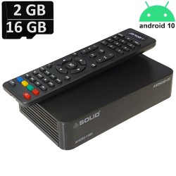 SOLID AHDS2-1080 DD Free dish Suitable FTA Hybrid  Android 10 Smart Box With ONE YEAR FREE OTT SUBSCRIPTION 