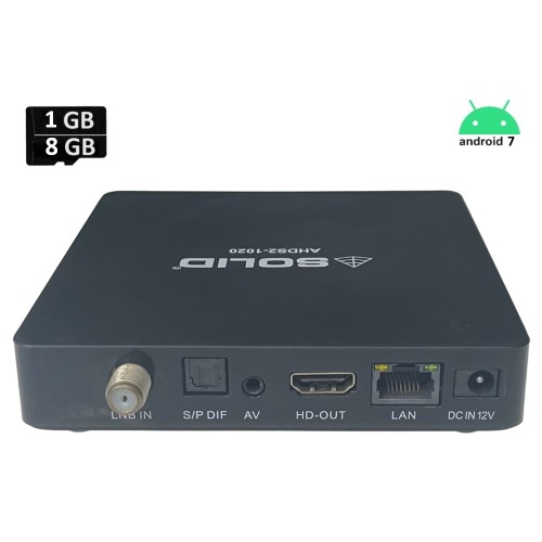 SOLID AHDS2-1020 OTT + FREEDTH Channels Hybrid Box with FREE OTT SUBSCRIPTION