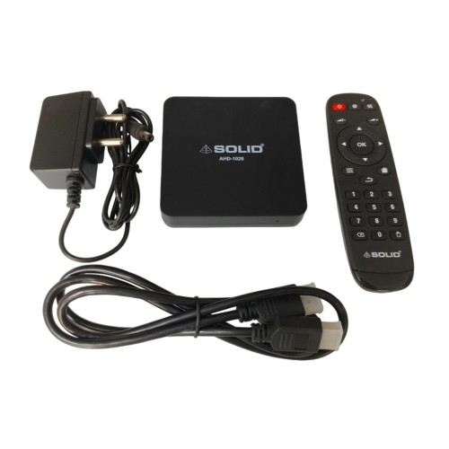 SOLID AHD-1026 Android 10 TV 4K Box with FREE OTT SUBSCRIPTION