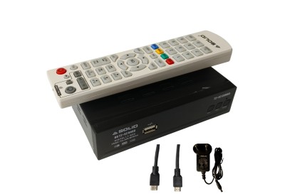 SOLID HDT2+S2-6600 SATELLITE + DIGITAL + STREAMING Player Free-to-air TV Box