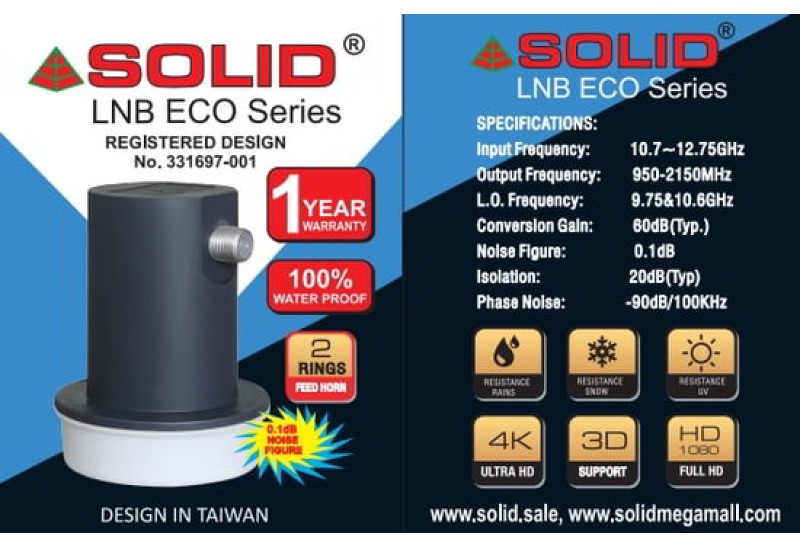 SOLID FS-414 Eco Universal DTH LNB with TI Filter