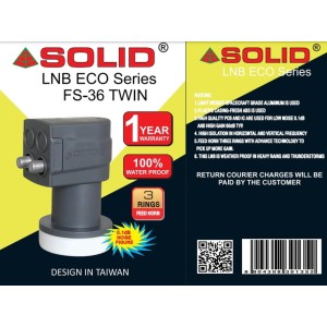 SOLID FS-36 Eco Series Universal Twin LNB