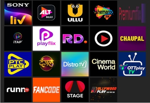 SOLID SATRANGI MONTHLY PACK  - 19 OTT APPS & 250+ Channels