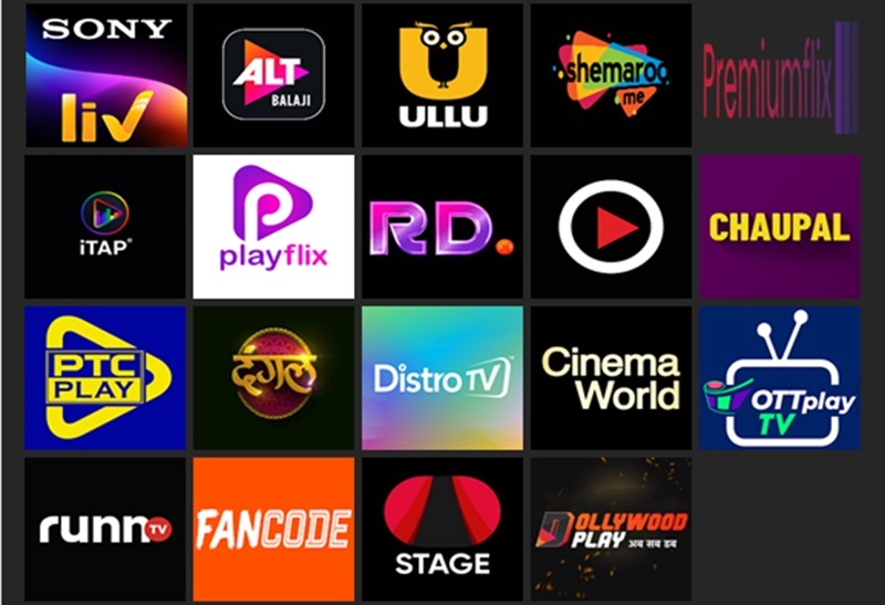 SOLID SATRANGI MONTHLY PACK  - 19 OTT APPS & 250+ Channels